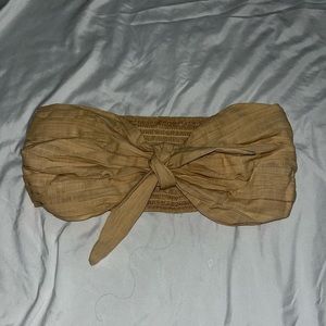 Tan Shein Halter Top